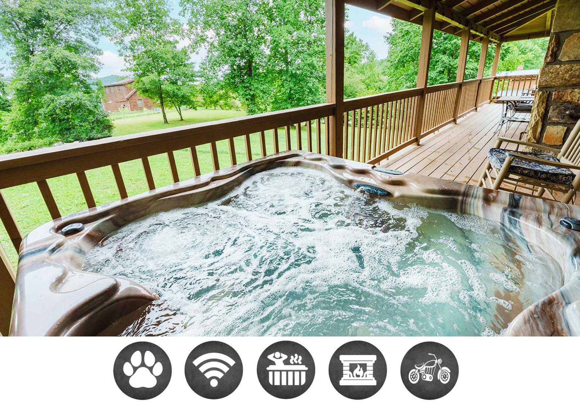 A Dream Come True Cabin Севьервилл Экстерьер фото